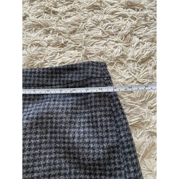 J. Crew Skirt Pencil Wool Herringbone 6 Grey Black Straight J.Crew - Picture 6 of 8